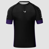 Black/Purple Fumetsu Competitor MK2 Short Sleeve Rash Guard