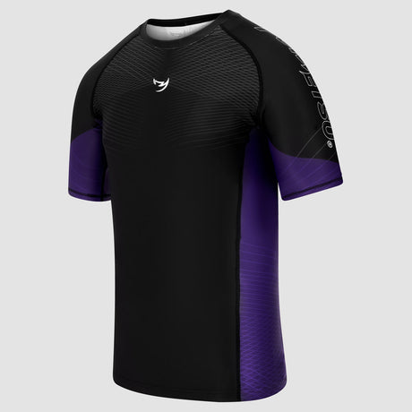 Black/Purple Fumetsu Competitor MK2 Short Sleeve Rash Guard