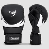 Black/White Fumetsu Ghost S3 Kids MMA Sparring Gloves