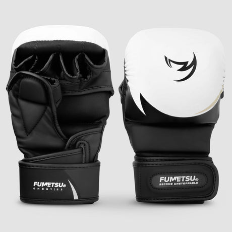 White/Black/Grey Fumetsu Ghost S3 MMA Sparring Gloves