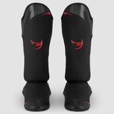 Black/Red Fumetsu Ghost S3 Thai Shin Guards