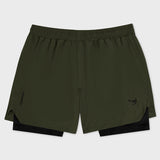 Khaki Fumetsu Origins Dual Layer Shorts