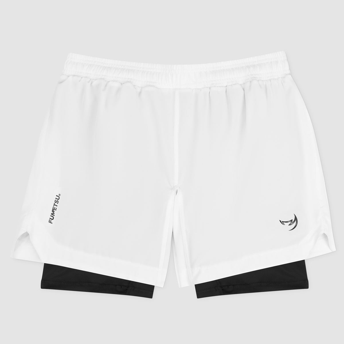 White Fumetsu Origins Dual Layer Shorts