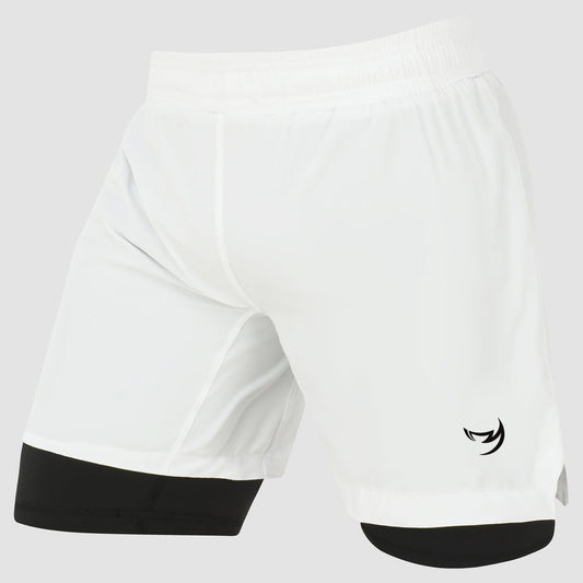 White Fumetsu Origins Dual Layer Shorts