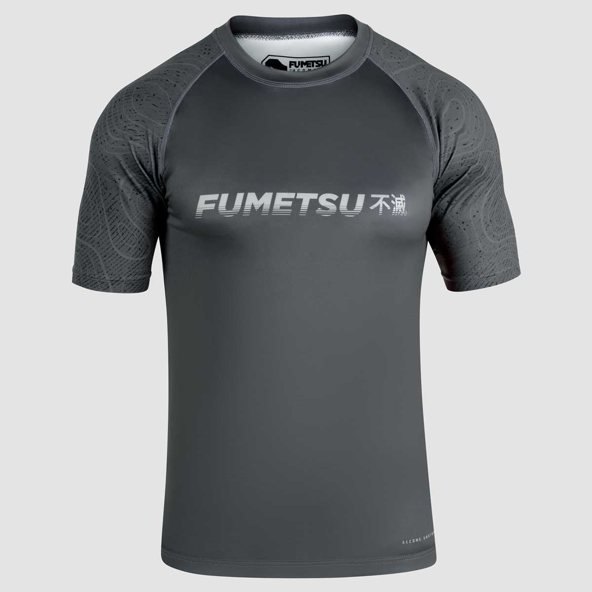 Grey Fumetsu Arc Short Sleeve Rash Guard