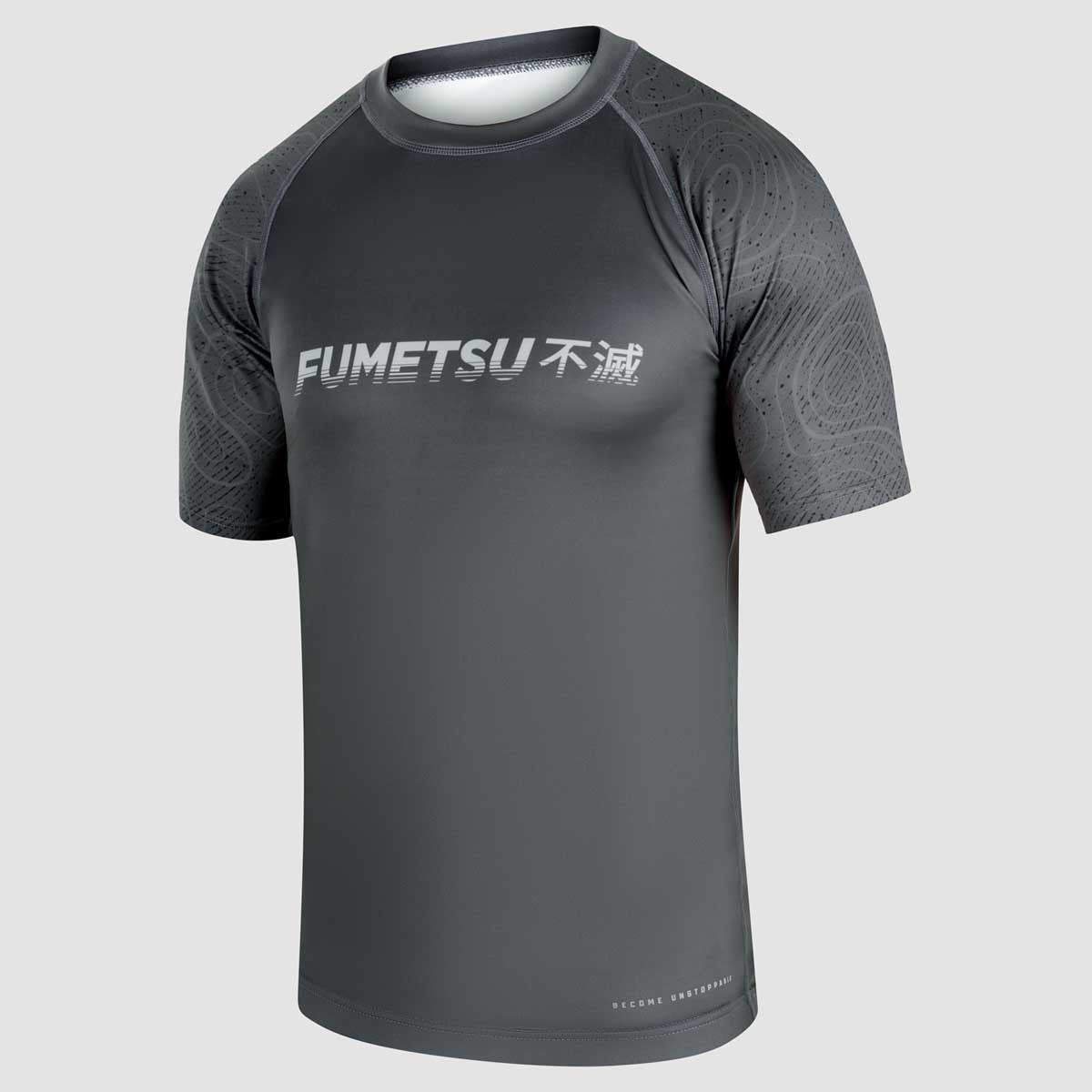 Grey Fumetsu Arc Short Sleeve Rash Guard