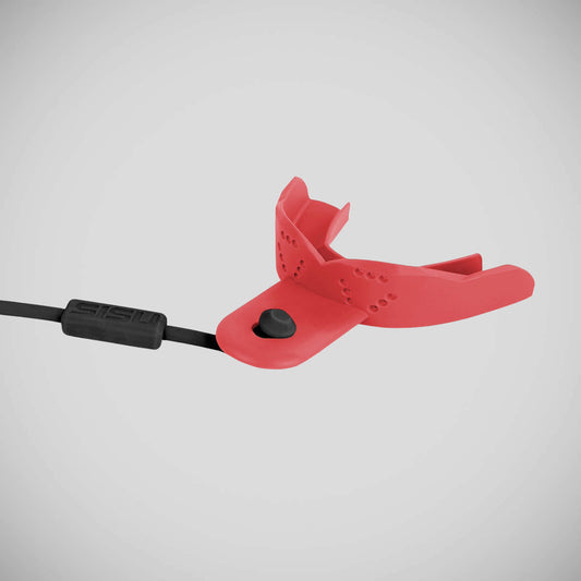 Intense Red SISU 3D Adult Tether Mouth Guard