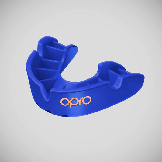 Blue Opro Bronze Self-Fit Mouth Guard