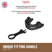 Blue Opro Junior Bronze Self-Fit Mouth Guard