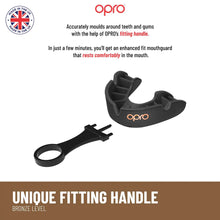 Black Opro Bronze Self-Fit Mouth Guard