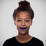 Opro Gold Braces Self-Fit Mouth Guard Blue/Pearl