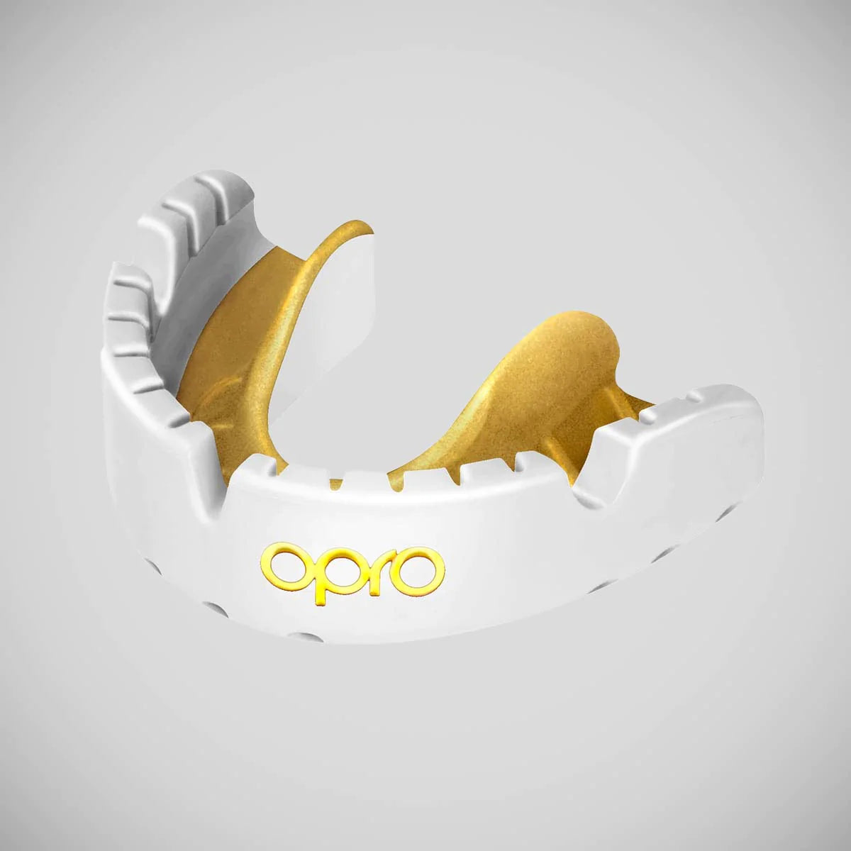 Opro Gold Braces Self-Fit Mouth Guard White/Gold