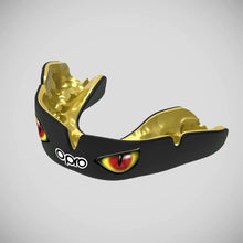 Black/Red/Gold Opro Instant Custom-Fit Eyes Mouth Guard