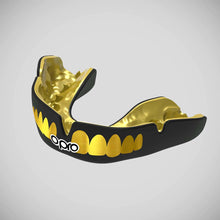 Black/Gold Opro Instant Custom-Fit Teeth Mouth Guard