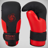 Red/Black Bytomic Performer Carbon Evo Pointfighter Gloves