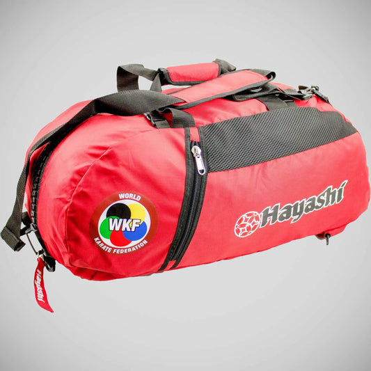 Red Hayashi WKF Sportsbag/Backpack