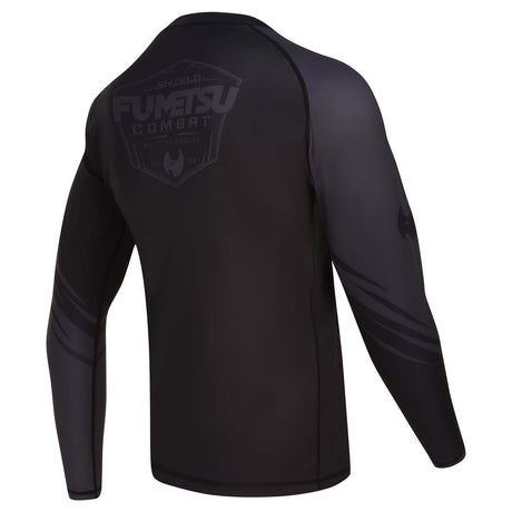 Fumetsu Shield Long Sleeve Rash Guard Black-Black