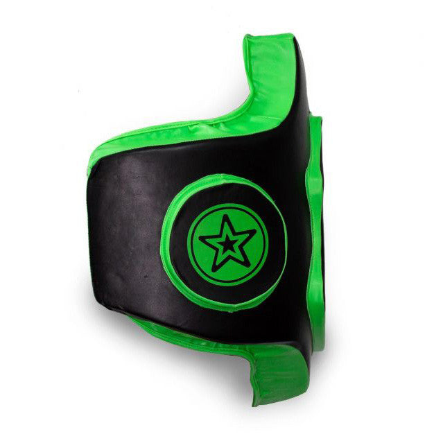 Top Ten MMA Belly Protector Black/Green