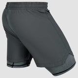 Fumetsu Arc Dual Layer Fight Shorts - Grey