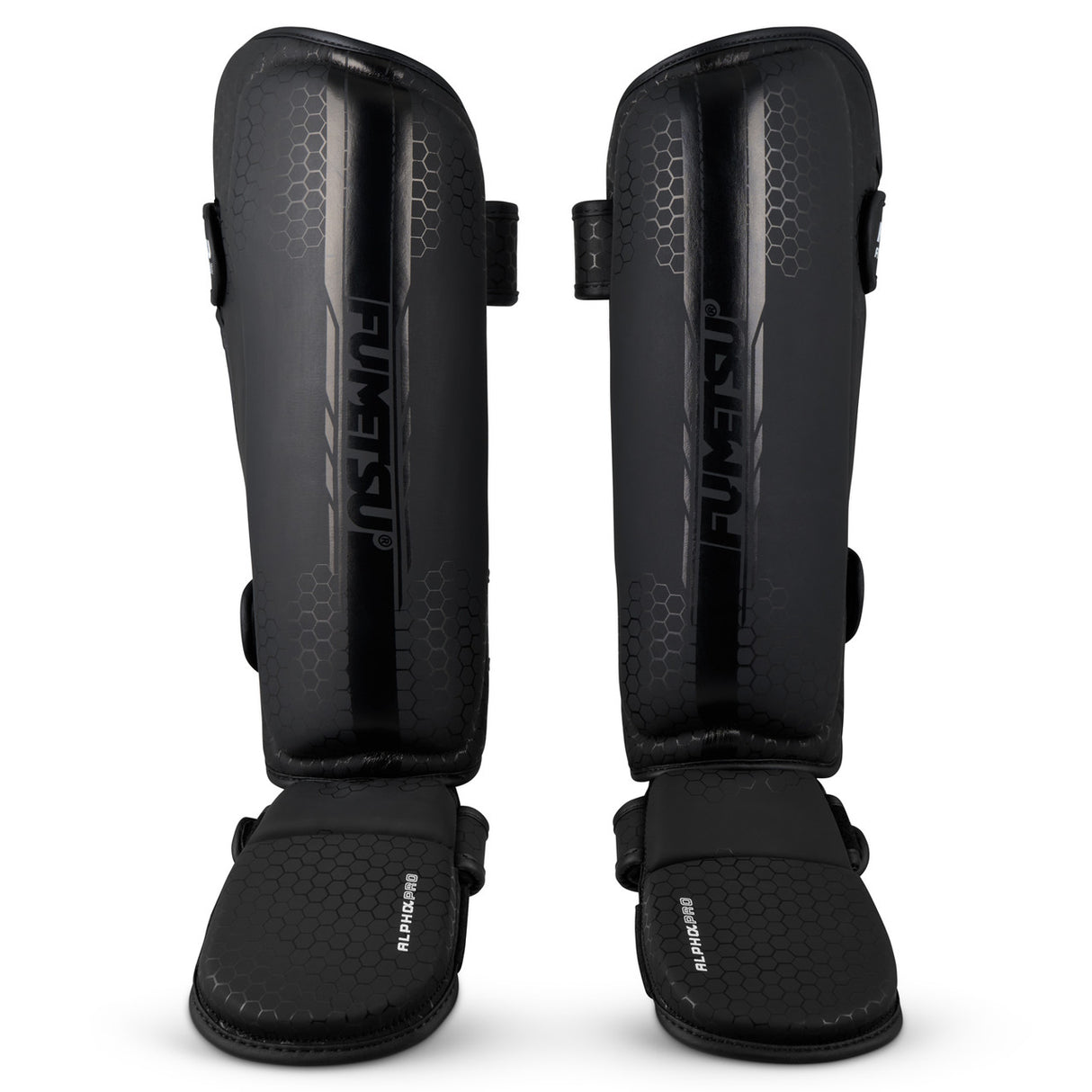 Fumetsu Alpha Pro Shin Guards Black-Black