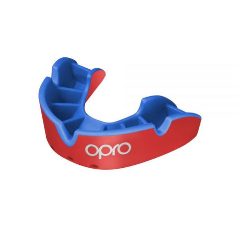 Opro Junior Silver Gen 4 Mouth Guard Red-Blue