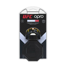 Opro UFC Platinum Fangz Mouth Guard Black Metal/Red