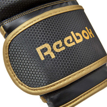 Reebok Combat Boxing Gloves Black-Gold