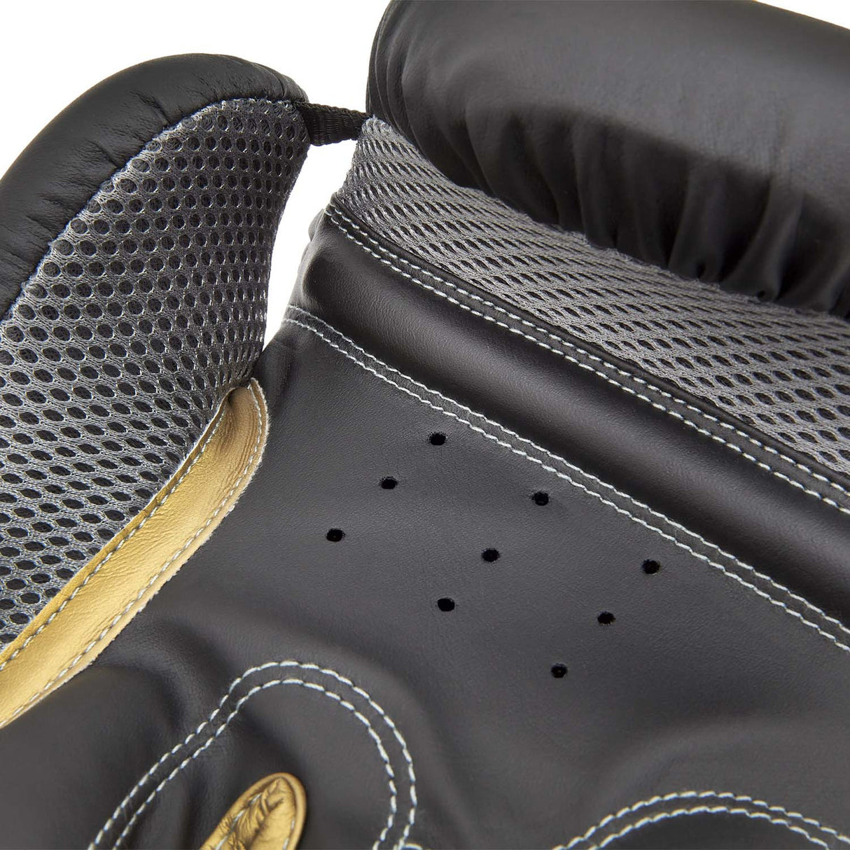 Reebok Boxing Gloves Black-Gold