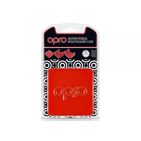 Opro Anti-Microbial Case Gen 4 Mouth Guard Red