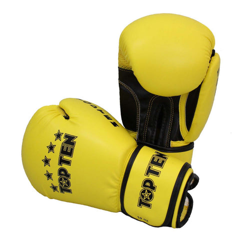 Top Ten R2M 2016 Boxing Gloves 10oz Yellow-Black