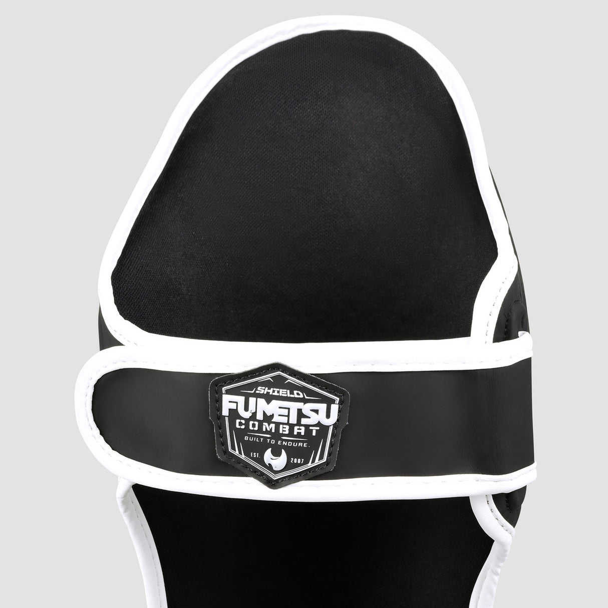 Fumetsu Shield Shin-Instep Guards  Black-White-Red