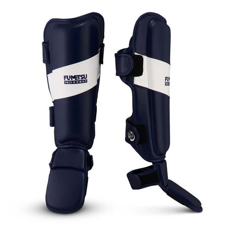 Fumetsu Ghost Thai Shin-Instep Guards Navy-White