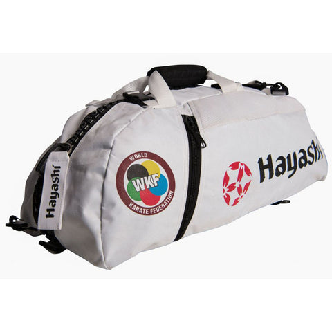 Hayashi WKF Sportsbag-Backpack White