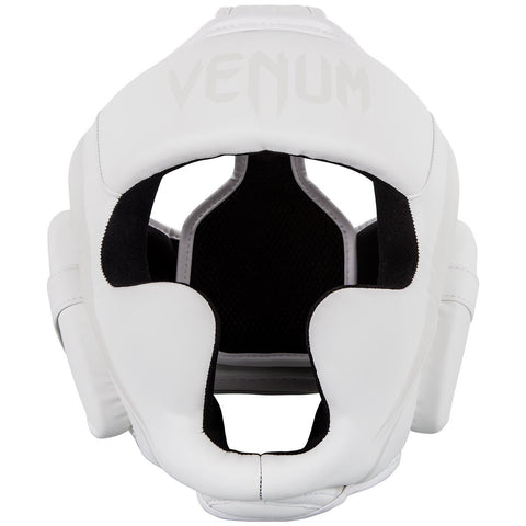 Venum Elite Head Guard White-White