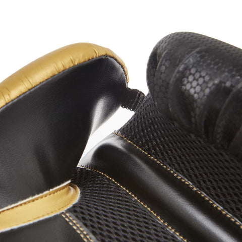 Reebok Combat Boxing Gloves Black-Gold