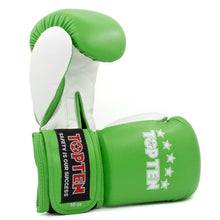 Top Ten Boxing Gloves NB II Green/White