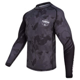 Fumetsu Shield Long Sleeve Rash Guard Black-Camo