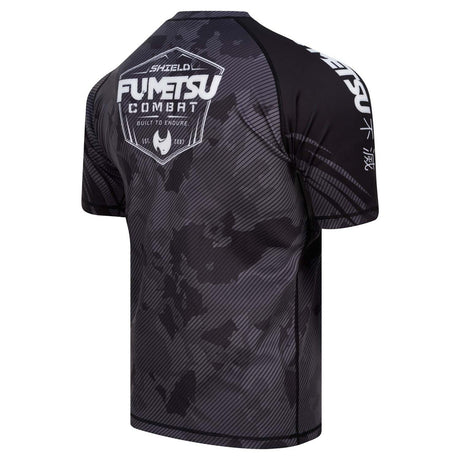 Fumetsu Shield Short Sleeve Rash Guard Black-Camo