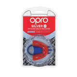 Opro Junior Silver Gen 4 Mouth Guard Red/Blue