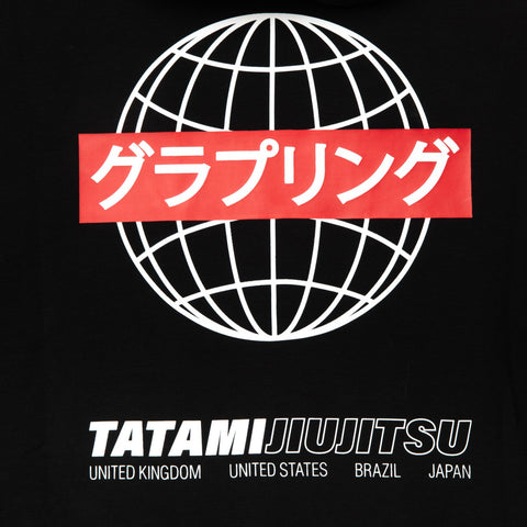 Tatami Global Hoodie  - Black