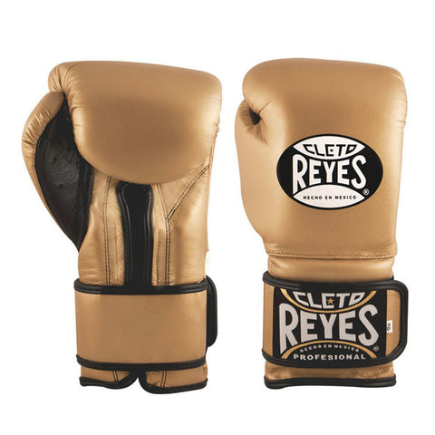 Cleto Reyes Velcro Boxing Gloves Gold