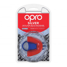 Opro Silver Gen 4 Mouth Guard Red/Blue