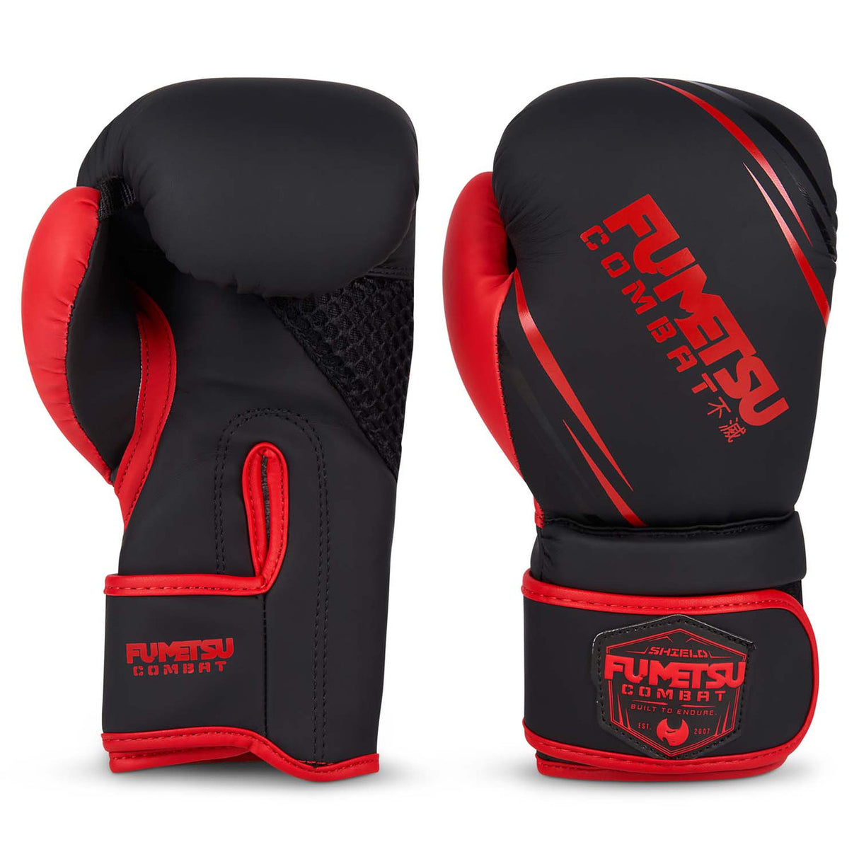 Fumetsu Shield Kids Boxing Gloves Black-Red