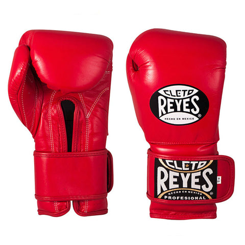 Cleto Reyes Velcro Boxing Gloves Red