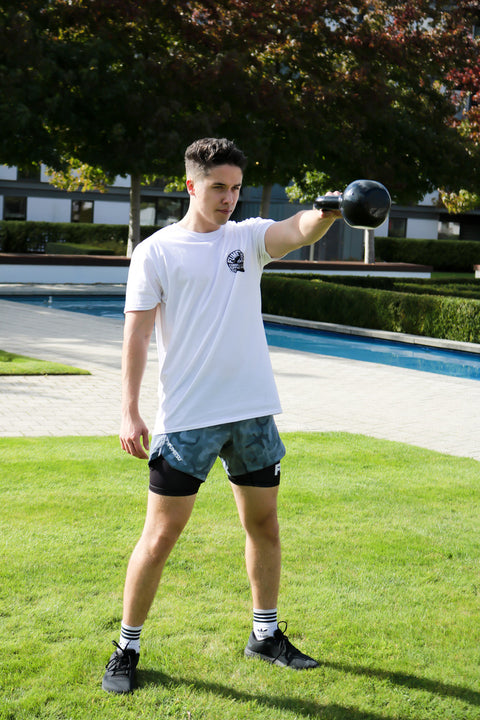Bytomic Rubber Coated 12kg Kettlebell
