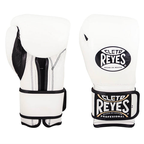 Cleto Reyes Velcro Boxing Gloves White