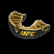 Opro Junior UFC Gold Mouth Guard Black Metal-Gold