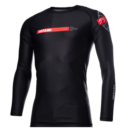 Tatami Global Long Sleeve Rash Guard Black