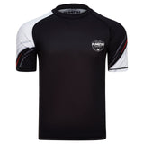 Fumetsu Shield Short Sleeve Rash Guard Black-White-Red