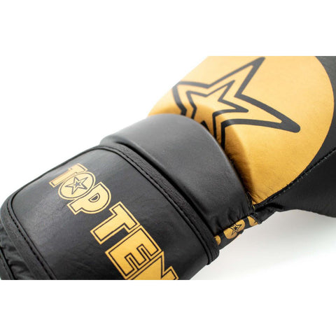 Top Ten Wrist Star Boxing Gloves Black/Gold